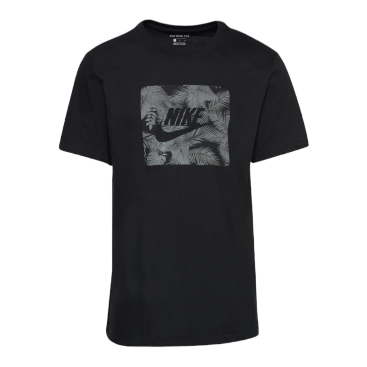 ナイキ キッズ プルオーバー 半袖 Nike Tropical Fashion T-Shirt - Black/Gray