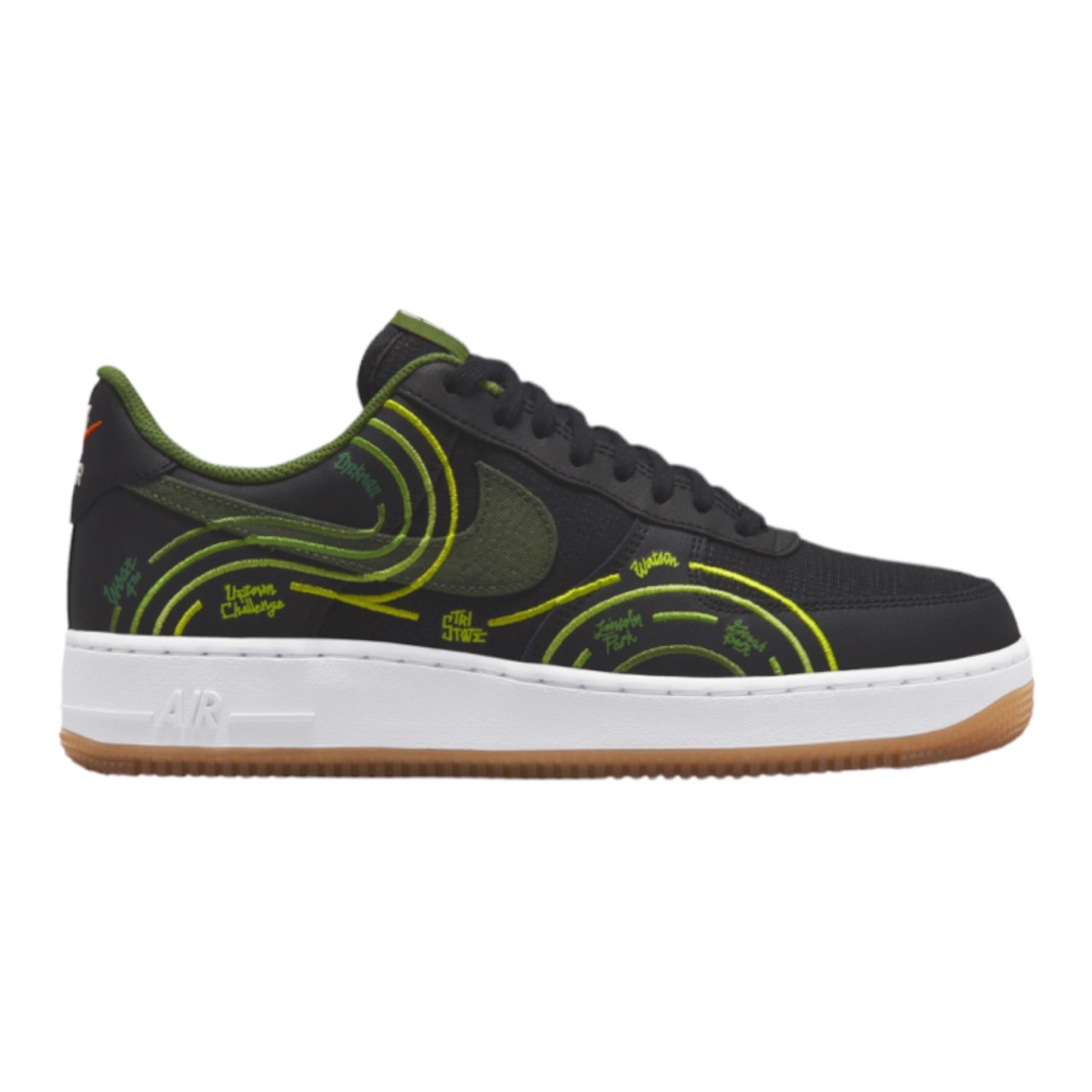 ナイキ メンズ スニーカー Nike Air Force 1 \u002707 LV8 - Black/Carbon Green