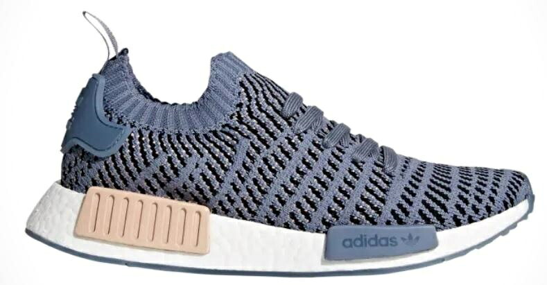 アディダス オリジナルス レディース adidas Originals NMD R1 STLT Primeknit ランニング トレーニングシューズ Raw Steel/Ash Pearl/White|trois HOMME