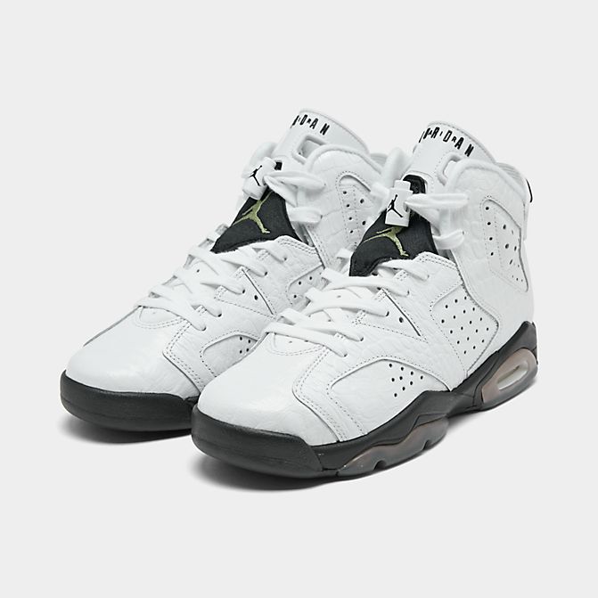 最新入荷 ジョーダン キッズ レディース レトロ６ Air Jordan Retro 6 Gs バッシュ Nuetral Grey Black White Fucoa Cl