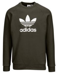 アディダス オリジナルス メンズ トレーナー adidas Originals Trefoil Crew スウェット Night Cargo