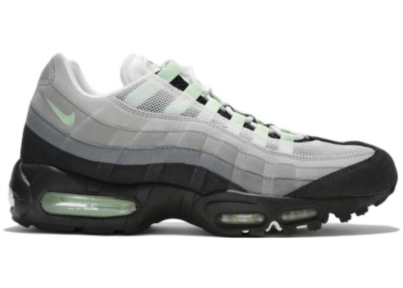 nike air max 95 green grey black