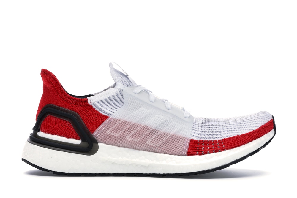 アディダス メンズ ウルトラブースト19 adidas Ultraboost 19 スニーカー White/White/Core Black|trois HOMME
