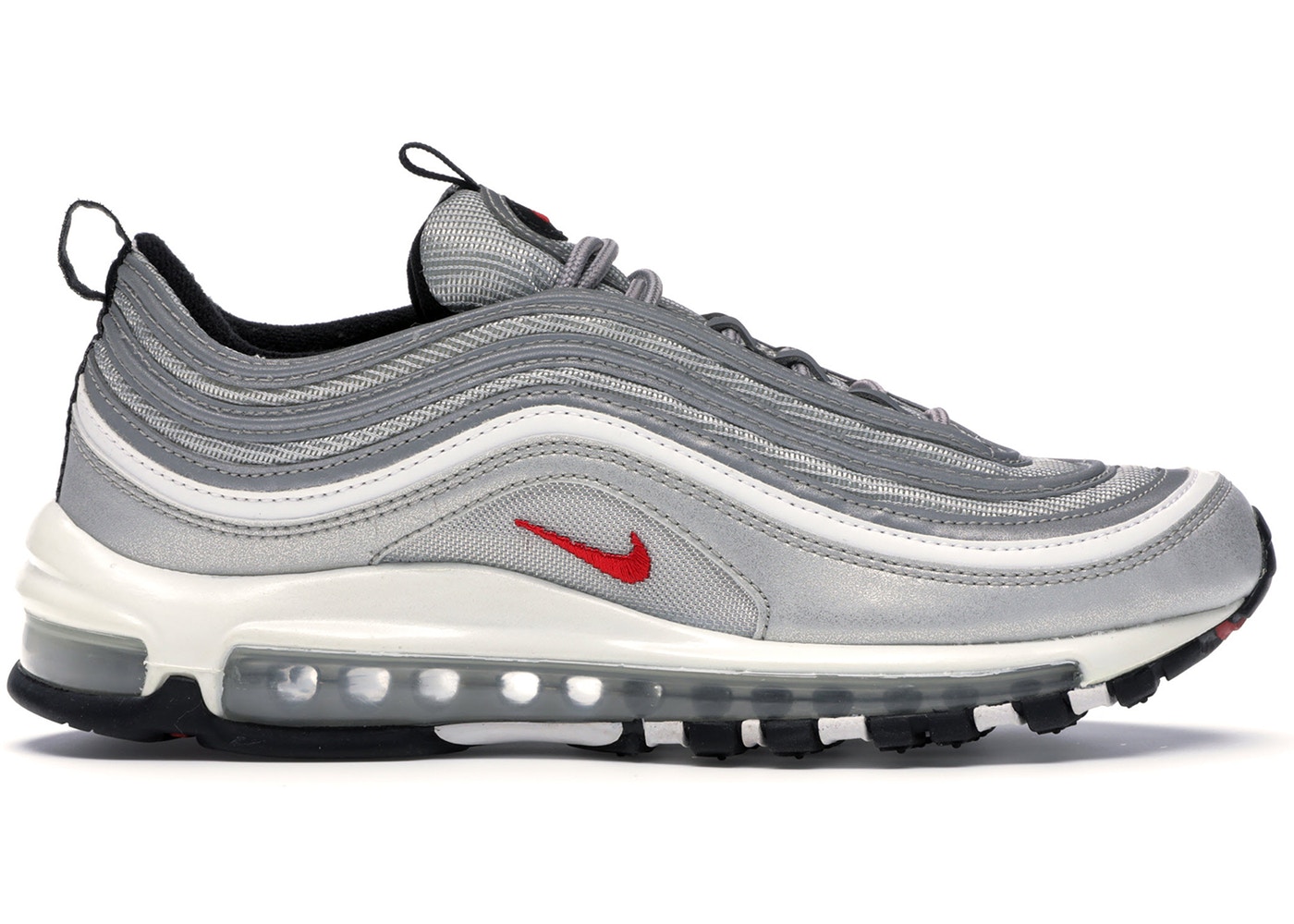 nike air max 97 white red bullet