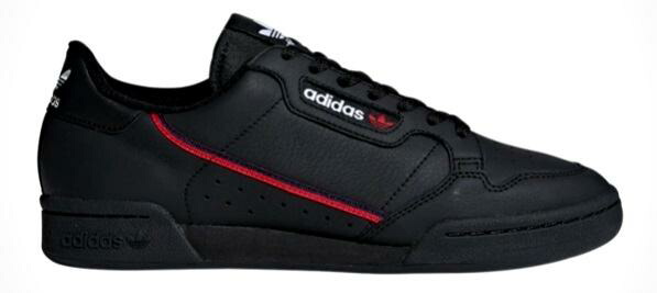 アディダス メンズ adidas Originals Continental 80 スニーカー ランニングシューズ Black/Scarlet/Collegiate Navy