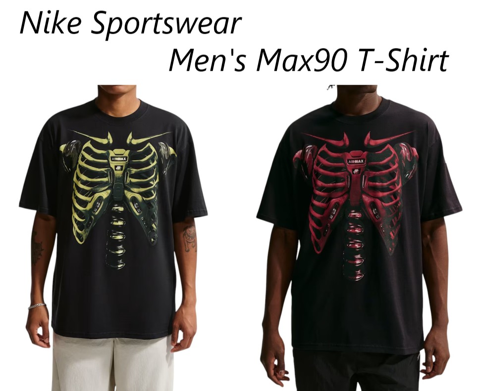 ナイキ メンズ Max90 Tシャツ 人気 nike ストリート ブラック ホワイト ロゴ スポーツ おしゃれ シンプル カジュアル｜ｔｒｏｉｓ　ＨＯＭＭＥ