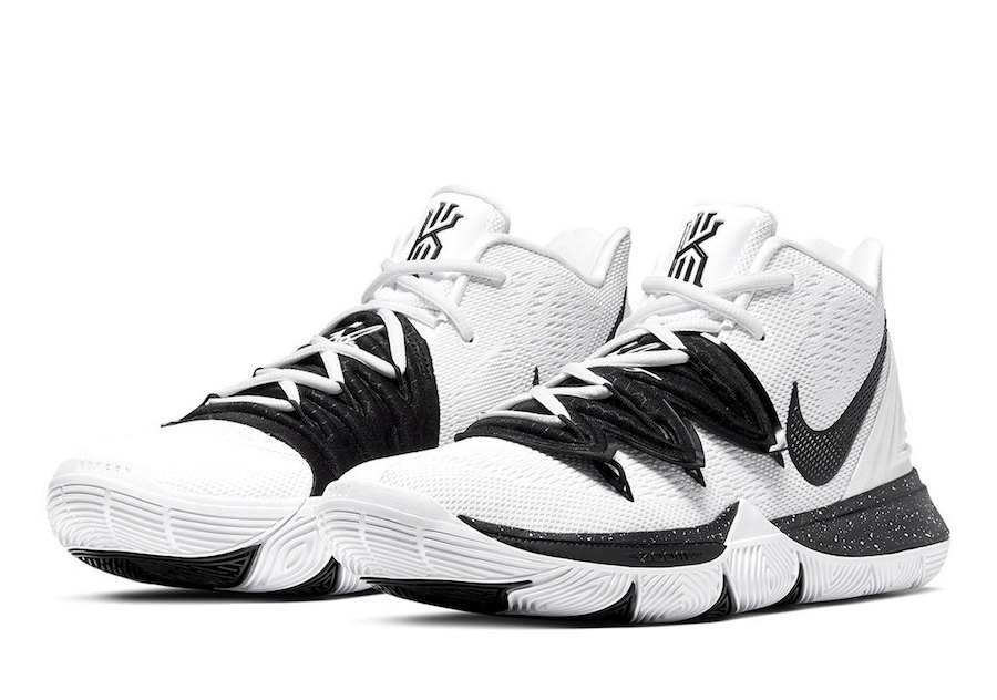 kyrie white black