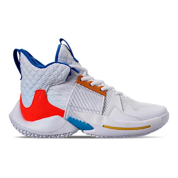 価格 交渉 送料無料 ジョーダン キッズ レディース ホワイノット Jordan Why Not Zer0 2 Gs バッシュ ミニバス White Total Crimson Tidal Blue Fucoa Cl