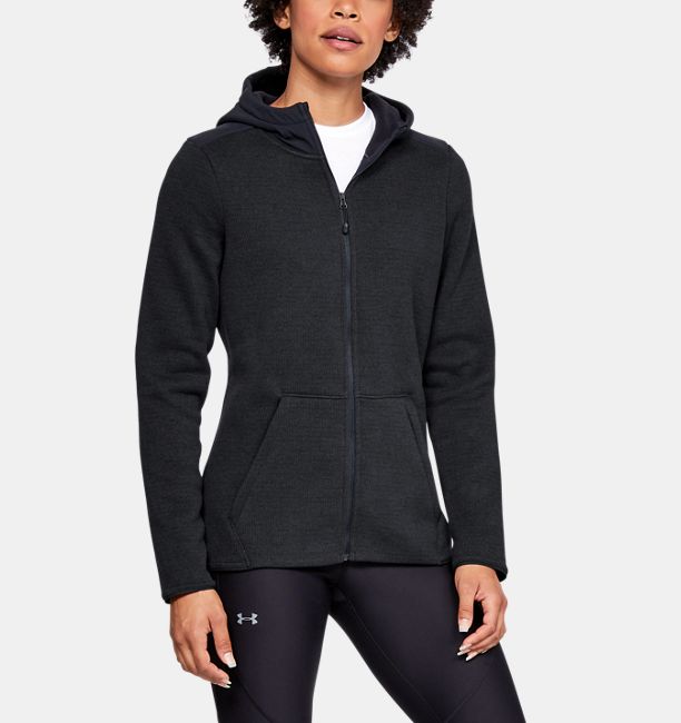 アンダーアーマー レディース パーカー Under Armour Wintersweet 2.0 Hoodie フーディー Black/Black
