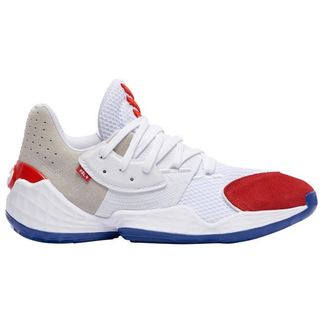 アディダス メンズ ハーデンボリューム４ Adidas Harden Vol 4 バッシュ White Red Team Royal おトク情報がいっぱい