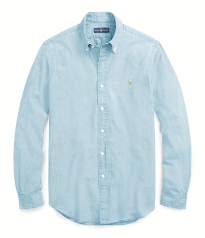 ラルフローレン メンズ シャツ Polo Ralph Lauren Classic Fit Chambray Shirt カジュアルシャツ Chambray