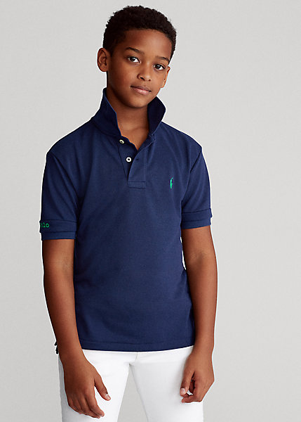 ラルフローレン 8-20 ボーイズ キッズ Polo Ralph Lauren The Earth Polo ポロシャツ 半袖 Polo Black 男の子