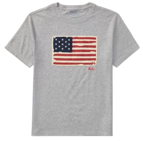 美しい 楽天市場 ラルフローレン ボーイズ キッズ Tシャツ Polo Ralph Lauren Flag Cotton Jersey T Shirt 半袖 Andover Heather trois homme 最新情報 Lexusoman Com