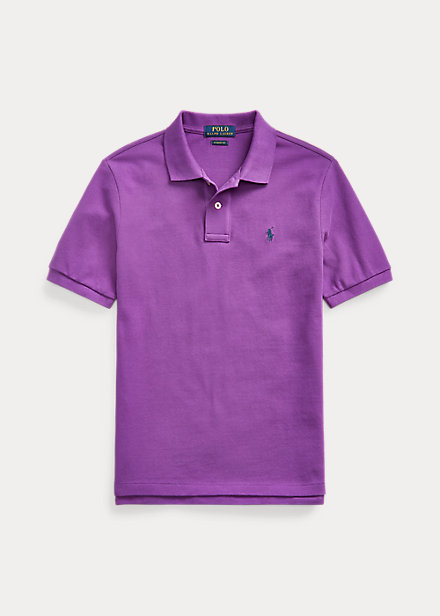 超安い品質 ラルフローレン 8-20 ボーイズ キッズ Polo Ralph Lauren Cotton Mesh Shirt ポロシャツ 半袖  Paloma Purple 男の子 fucoa.cl