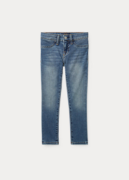 ラルフローレン 2-6X ガールズ/キッズ Polo Ralph Lauren Aubrie Denim Legging デニム パンツ Lucinda Wash 女の子|trois HOMME