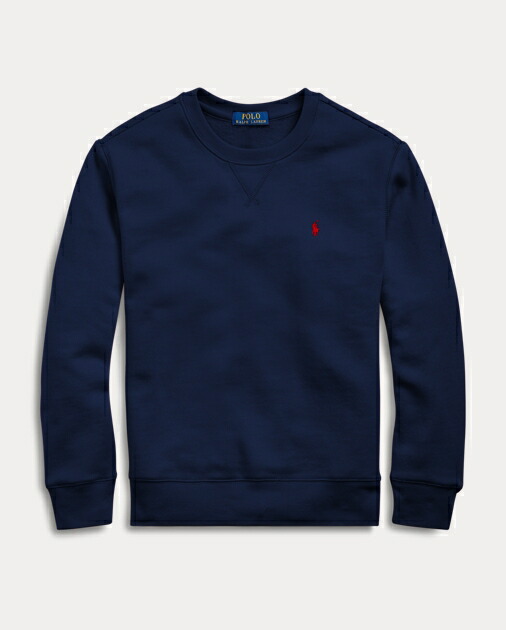 ポロ ラルフローレン ボーイズ/キッズ 8-20 Polo Ralph Lauren Cotton-Blend-Fleece Sweatshirt トレーナー CRUISE NAVY 調教師