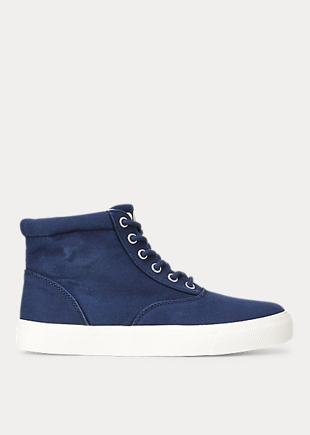 好評 楽天市場 ポロ ラルフローレン レディース Polo Ralph Lauren Bryn High Top Sneaker スニーカー Newport Navy ｔｒｏｉｓ ｈｏｍｍｅ 全国宅配無料 Faan Gov Ng