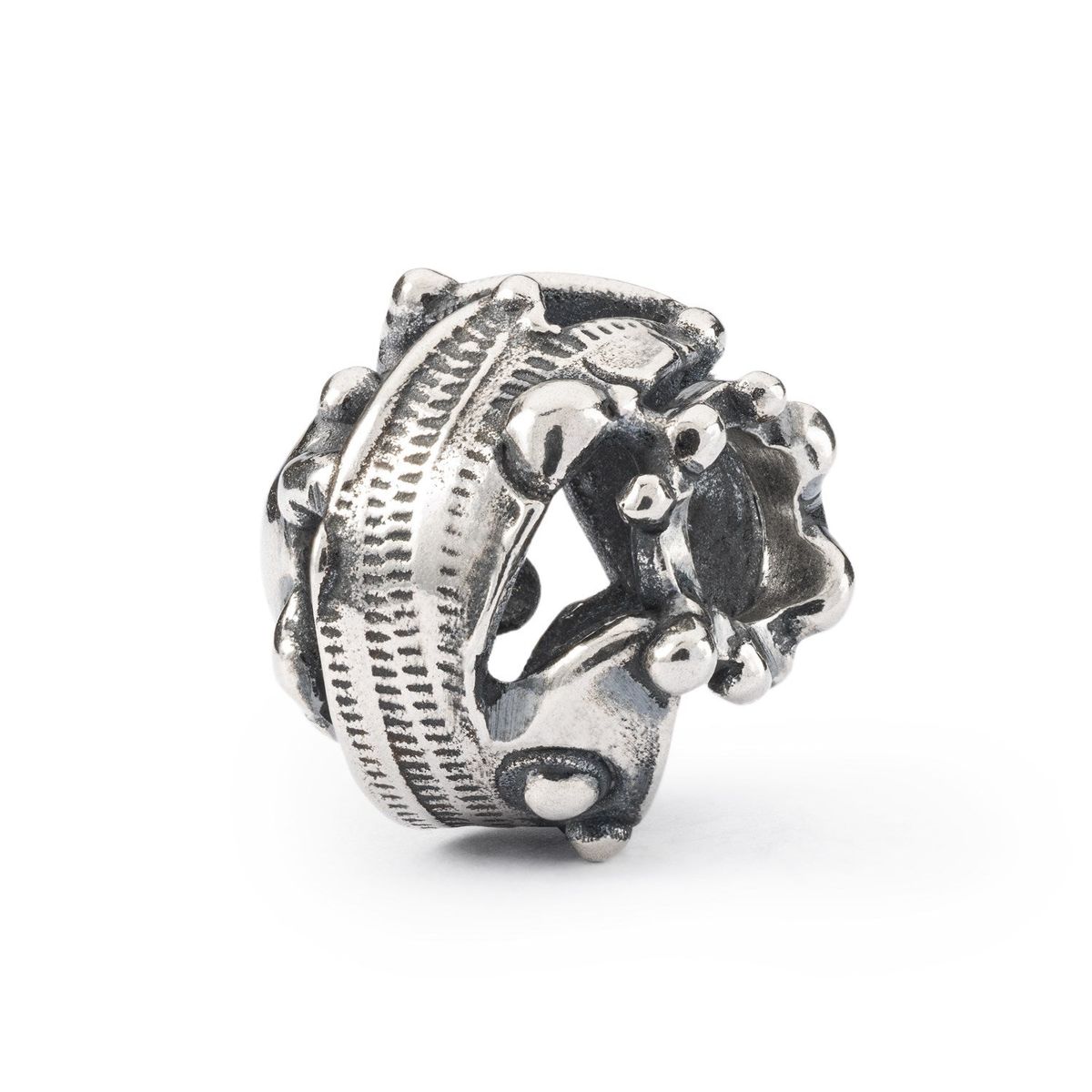 トロールビーズ Trollbeads フラワーランド・ビーズ Flower Land Bead シルバー Silver メドウモーメンツ Meadow Moments