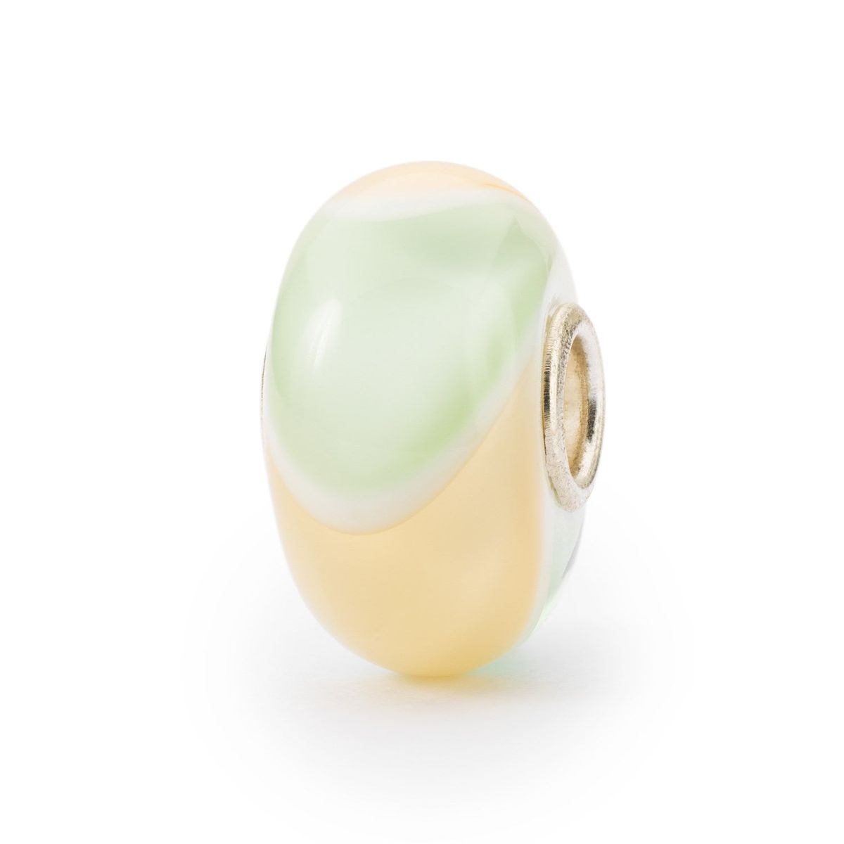 トロール網ビーズ Trollbeads ライトパステルアルマジロ・ビーズ Light Pastel Armadillo Bead 硝子 Glass ビーズ Beads 差し上げ物 Gift