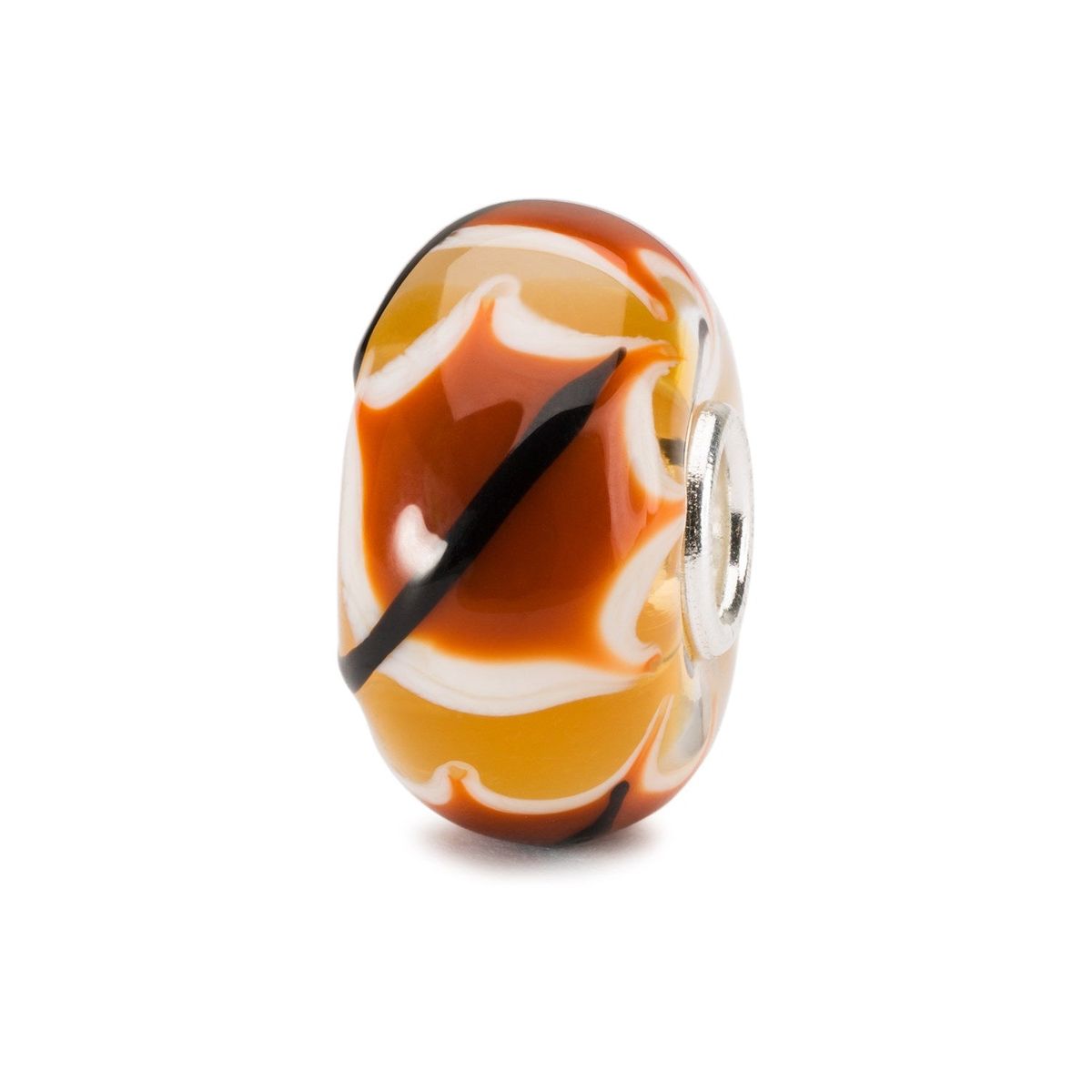 トロール網ビーズ Trollbeads 赤いこと岩礁 Red Leaf 硝子 Glass ビーズ Beads ハーモニーハーベスト Harmony Harvest