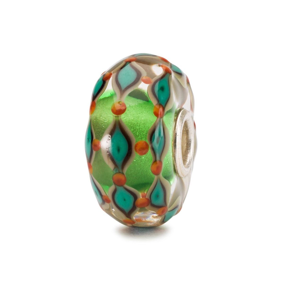 トロール網ビーズ Trollbeads 緑であること活動の領域 Green Field 硝子 Glass ビーズ Beads ハーモニーハーベスト Harmony Harvest