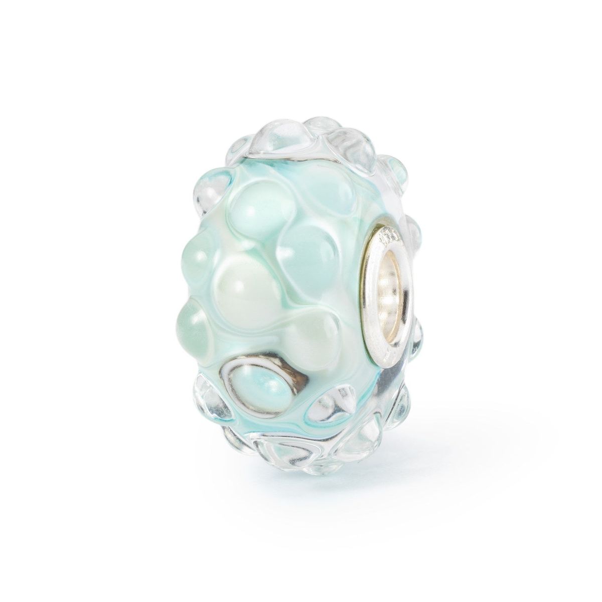 トロール網ビーズ Trollbeads シービュー・ビーズ Seaview Bead 硝子 Glass ビーズ Beads 差し上げ物 Gift