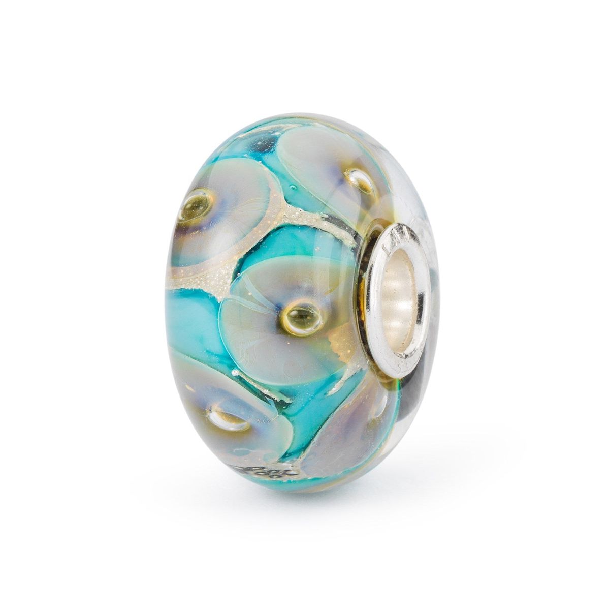 トロール網ビーズ Trollbeads ドリームアズール・ビーズ Dream Azure 硝子 Glass ビーズ Beads 差し上げ物 Gift
