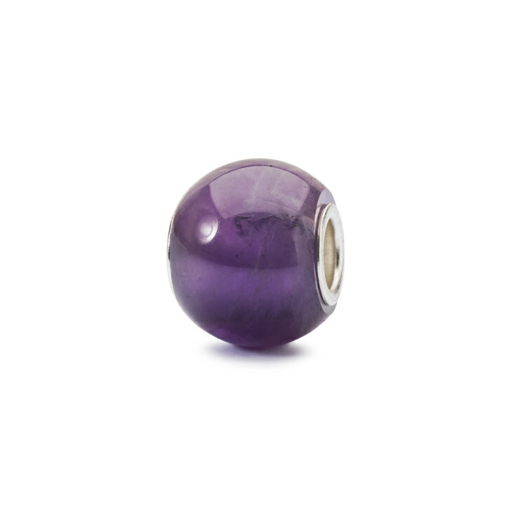 最上の品質な トロールビーズ Trollbeads ラウンドアメシスト Round