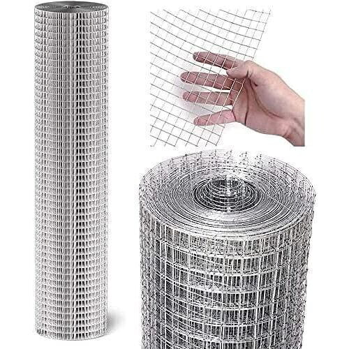 【全品2点で5%OFF】金網メッシュ 金網フェンス ワイヤー メッシュ 1x2m 1x6m 1x8m ステンレス鋼 溶接メッシュ 家禽フェンスメッシュ 産業用金網 金網ロール チキンワイヤ