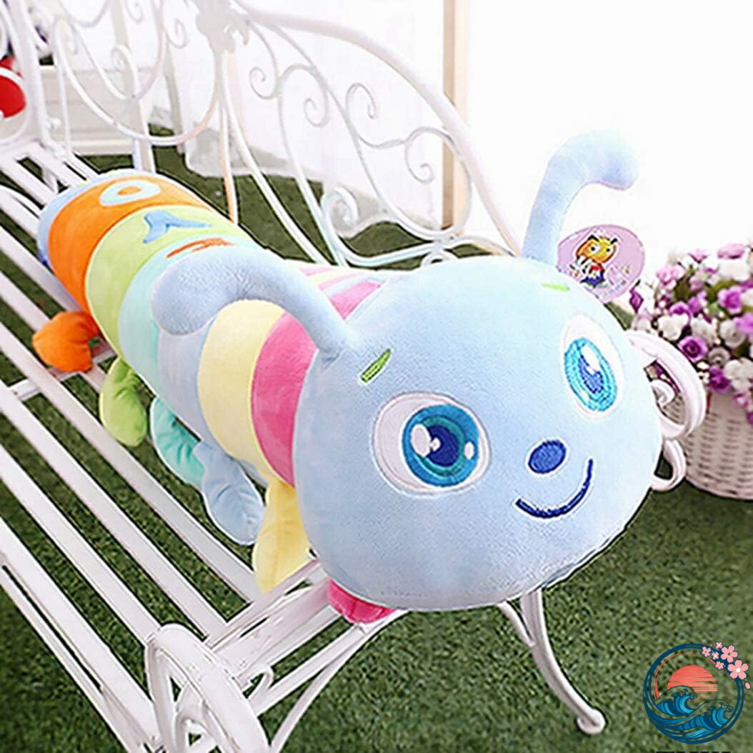 ぬいぐるみ けむし 抱き枕 かわいい カラフル クッション プレゼント 毛虫ぬいぐるみ ロング 枕 まくら ボディーピロー 可愛い 抱きまくら 190cm 癒しグッズ クリスマス ギフト だきまくら