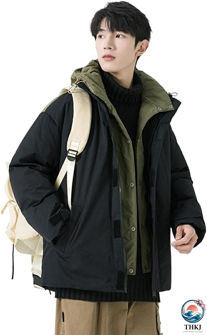 【全品5%ポイント】ダウンジャケット メンズ 冬 アウトドア 中綿ジャケット 大きいサイズ ダウンコート 軽量 保温ジャケット フード付き 防寒 防風 暖かい 長袖 カジュアル 登山 スポーツ 通勤 通学 旅行 春 秋｜TR online store
