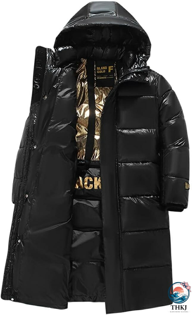 ダウンジャケット ダウンコート メンズ コート 春秋冬服 中綿 マウンテンパーカー アウター 防寒着 ハイネック 防風防寒 保温 暖か 軽量 カジュアル シンプル フート付き 柔らかい 通勤 通学 登
