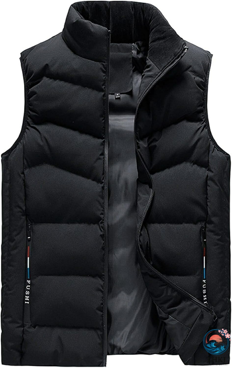 【全品5%ポイント】ベスト メンズ M-8XL 中綿コート 大きいサイズ ジップポケット フード着脱可 立ち襟 ジップアップ 秋冬 あたたかい トップス 袖なし あったか 極暖 通勤 通学 普段着 トレンド 潮流 簡約|TR online store
