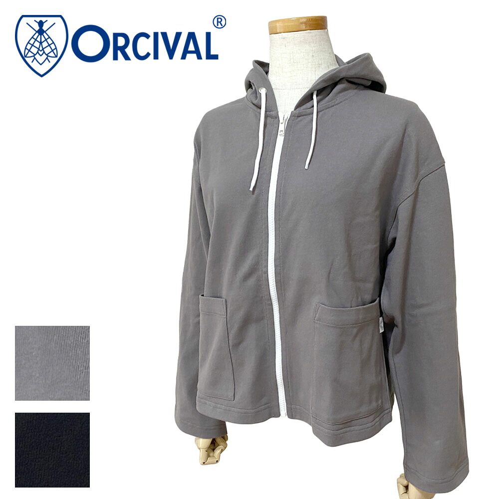 【2026SS】Orcival オーシバル コットン ロングスリーブ フードジャケット レディース OR-A0772 PEY