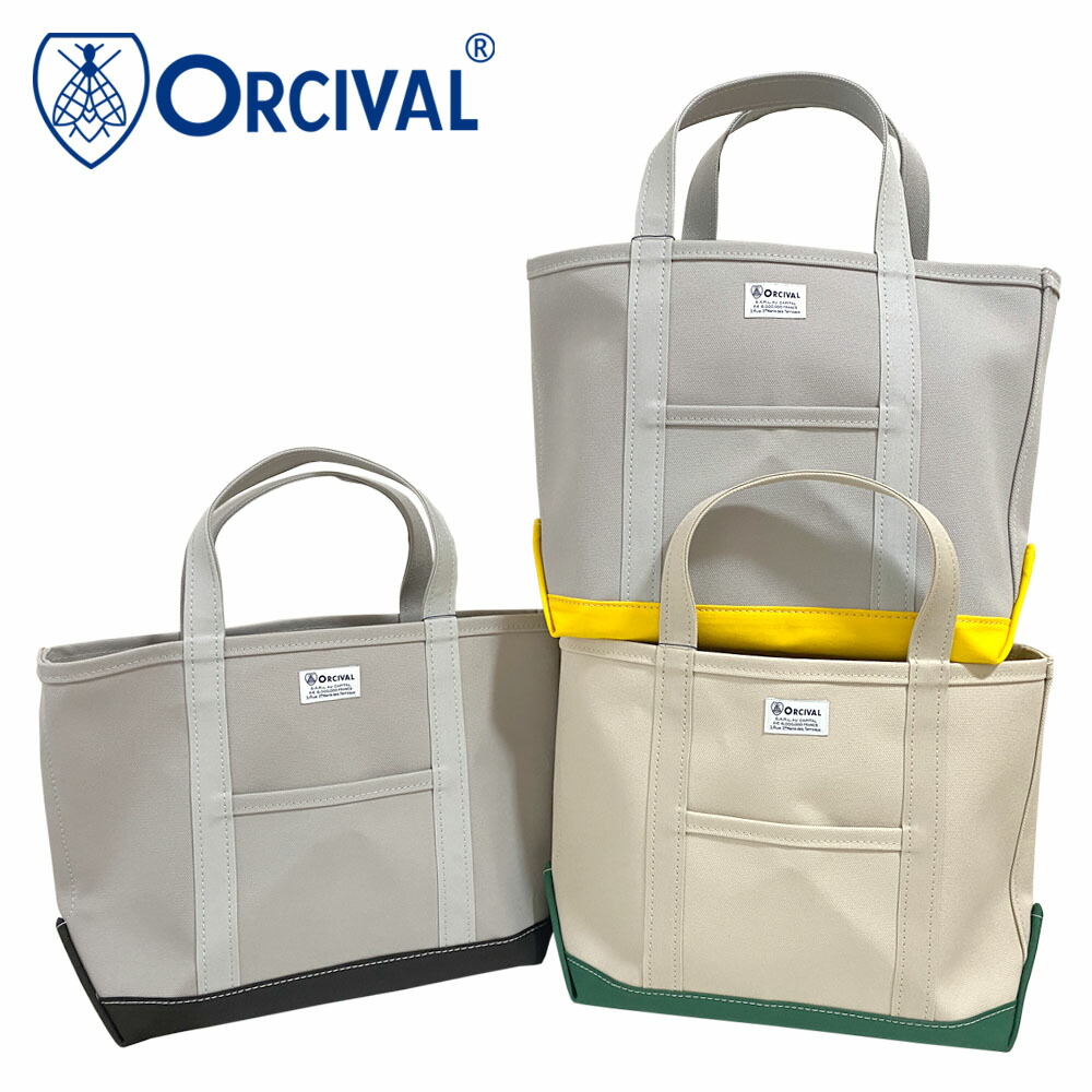 【2026SS】Orcival オーシバル キャンバストートバッグ M大いさ OR-H0284 KWC