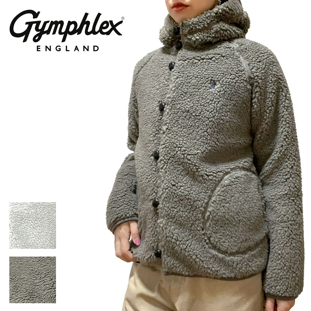 楽天市場】ジムフレックス/Gymphlex くるみボタンボアパーカー フード