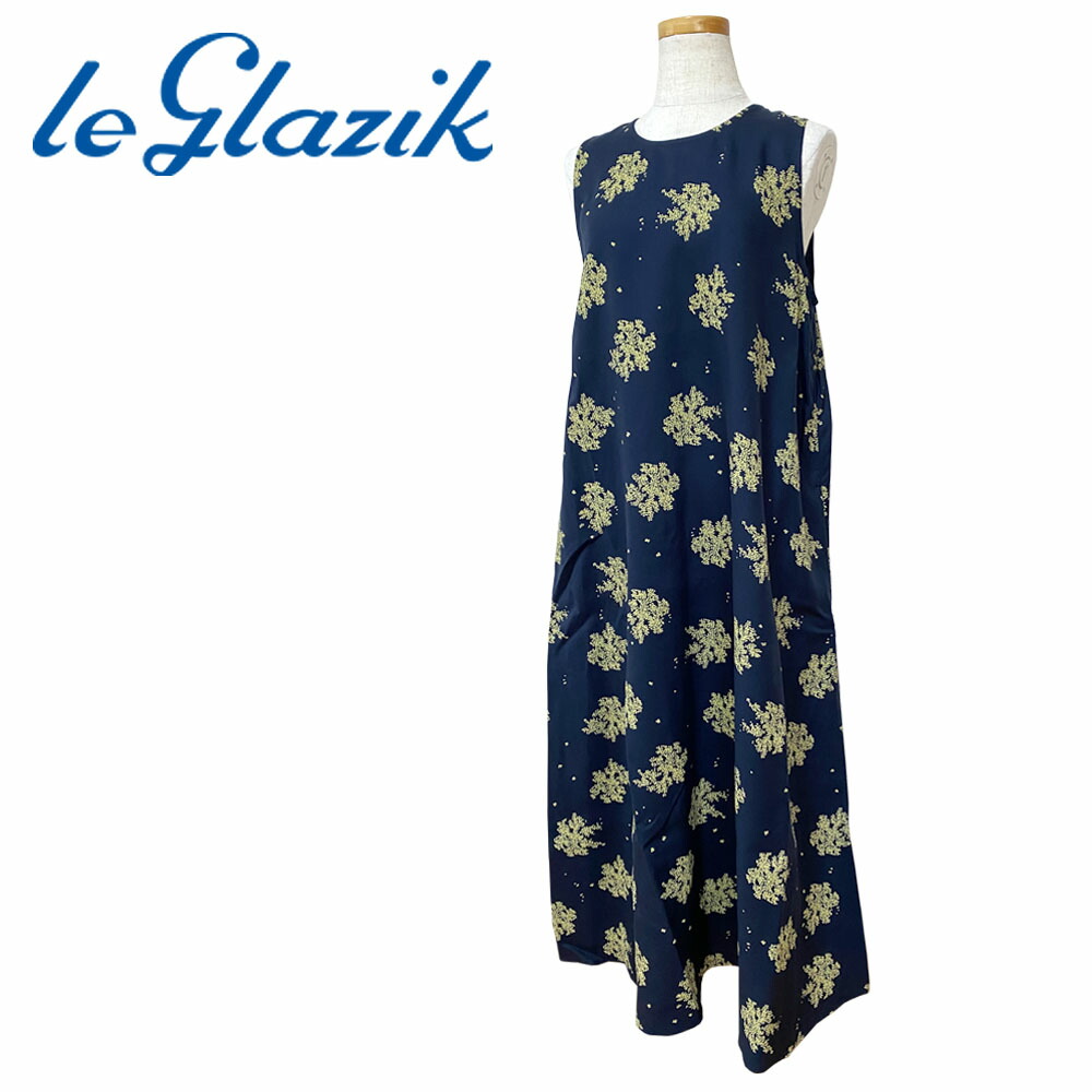 【SALE】【2026SS】 Le glazik ル・グラジック ツイルプリント ノースリーブワンピース レディース LG-G0122 PTO｜TROPHY SMITH（トロフィー） 15,593円