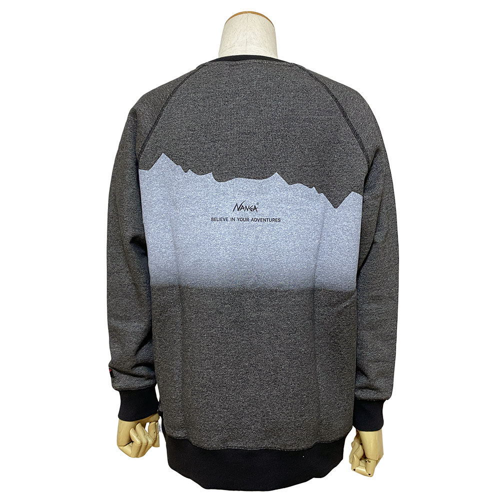 割引 NANGAECO HYBRID RIDGE LINE PRINT SWEATSHIRT エコハイブリッドリッジラインプリントスウェットシャツ  Men's www.the-goodstuff.lt