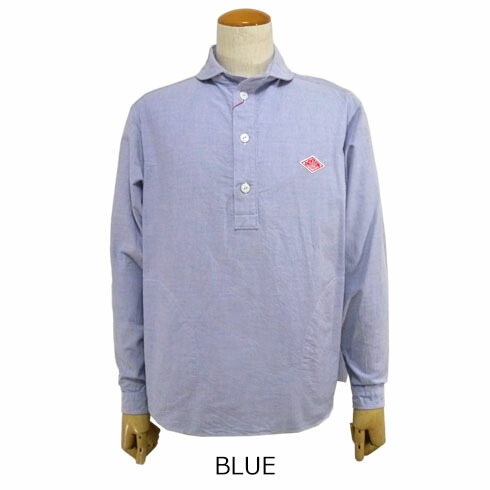 Danton丸襟オックスフォード プルオーバーシャツ メンズ レディース