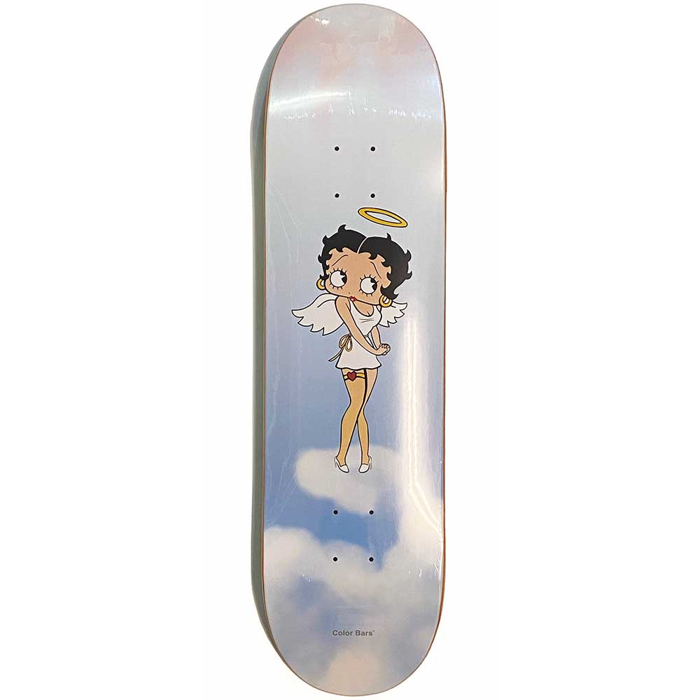 【楽天市場】8.25 Color Bars x Betty Boop Angel Blue Skateboard DECK デッキ 板 ...
