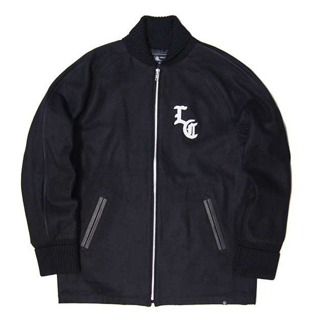【40%OFF】LURKING CLASS by SKETCHY TANK ラーキングクラス AWARD JKT (BLACK) JACKET メルトンアワードジャケット アウター｜チルプロダクト