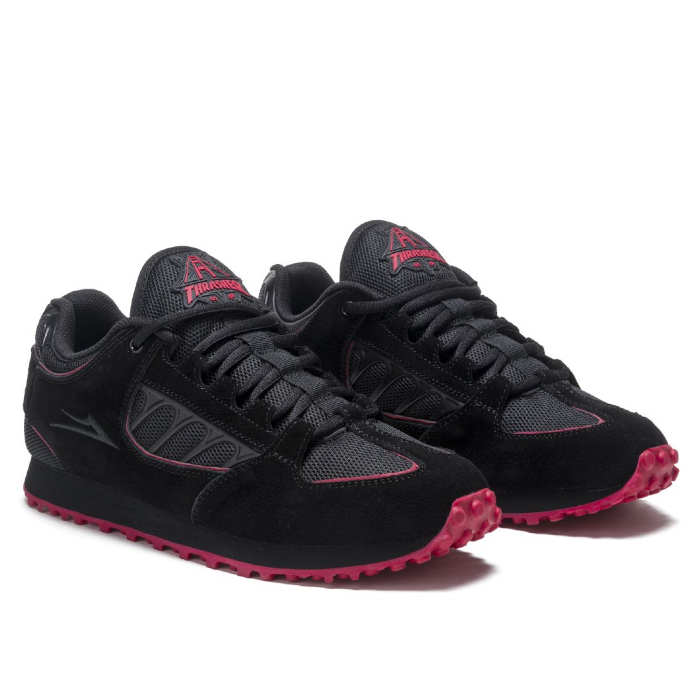 【24%OFF】LAKAI(ラカイ) CARROLL THRASHER EDITION (BLACK/RED SUEDE) スラッシャーコラボ スニーカー シューズ