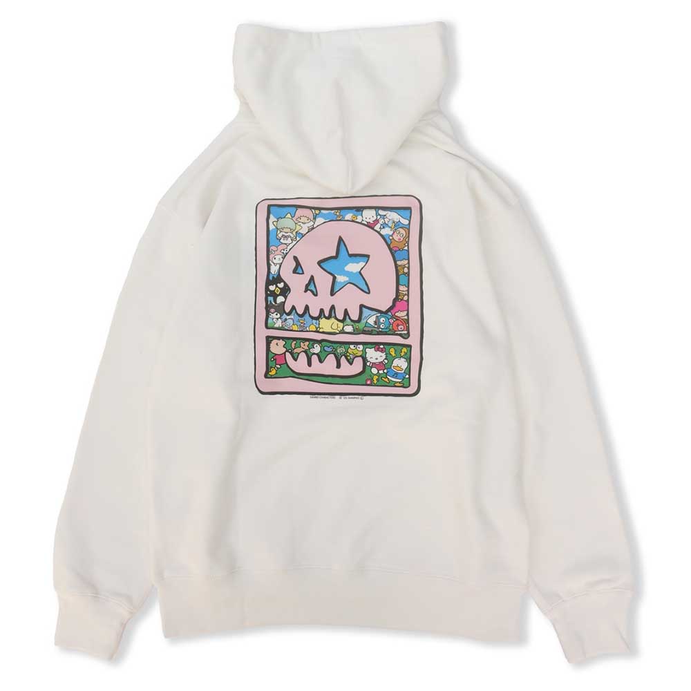 【20%OFF】サンリオ SANRIO CHARACTERS x MAGICAL MOSH MISFITS マジカルモッシュミスフィッツ MxMxM MAGICAL MOSH SANRIO CHARACTERS HOODIE (WHITE) ティーシャツパーカー