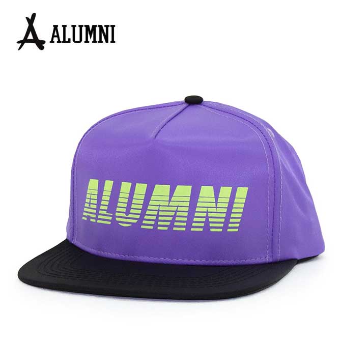 Tha Alumni Clothing アルムナイクロージング RUNNER SNAPBACK (PURPLE) キャップ