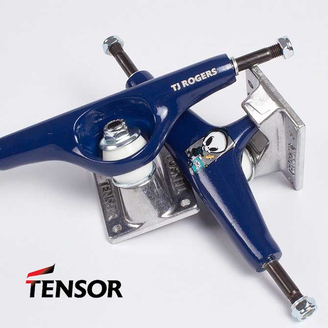 8.25インチ(5.5) TENSOR TRUCKS テンサー TJ Rogers/Navy Aluminium Reaper Box Trucks トラック スケボー【スケートボード/SKATEBOARD】｜チルプロダクト