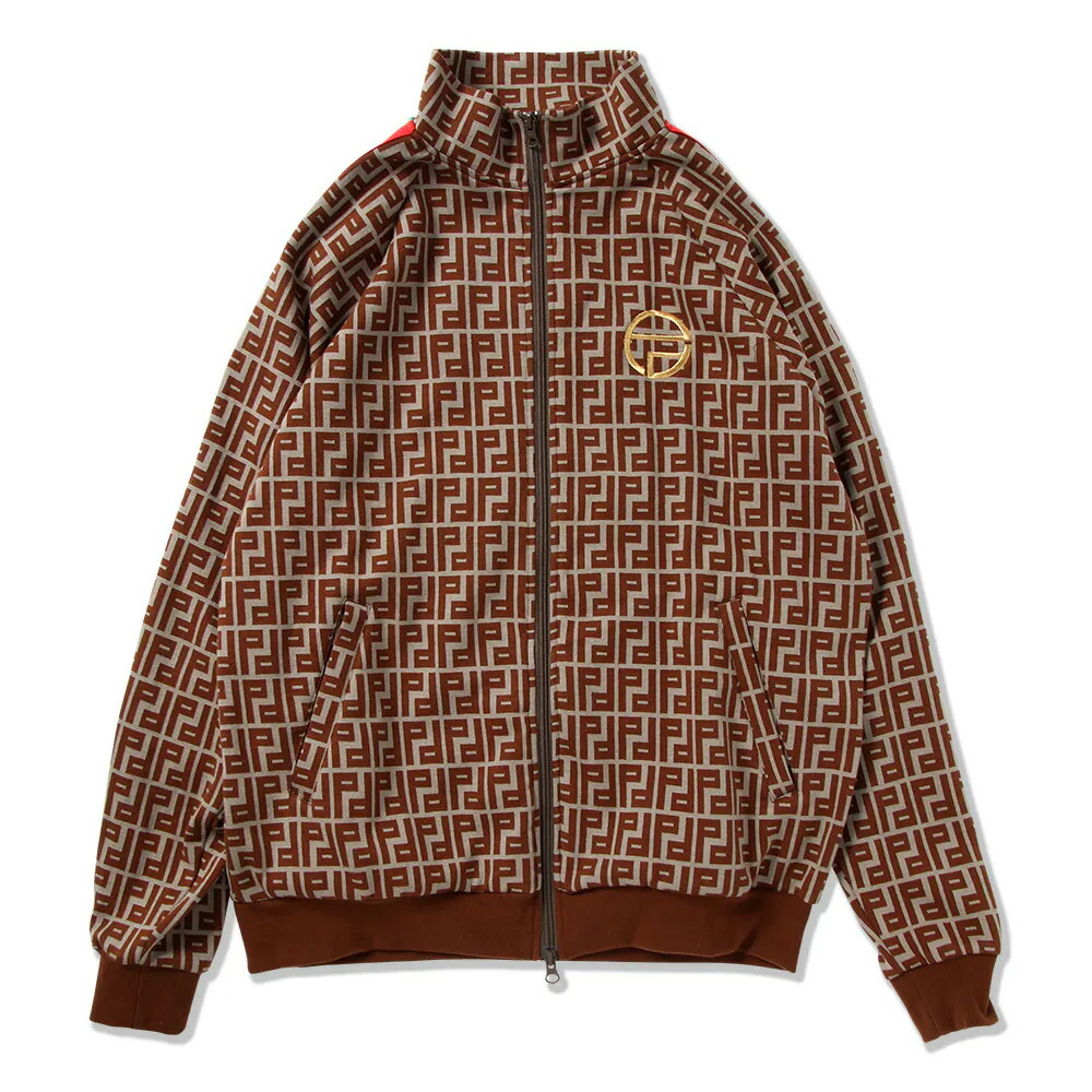 【2026 3月入荷】PUNK DRUNKERS パンクドランカーズ CELE部ジャージトップス (BROWN) アウター