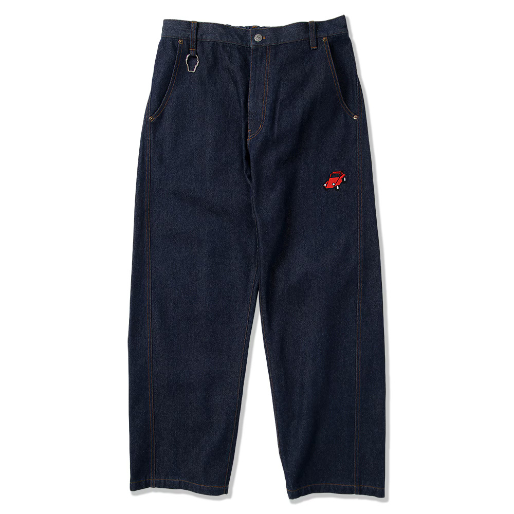 【2026SS 2月発売】PUNK DRUNKERS パンクドランカーズ バギーデニム {INDIGO) デニムパンツ