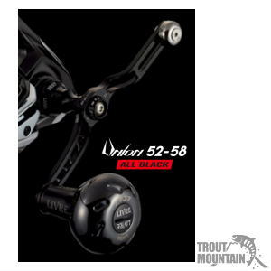 【送料無料】【お取り寄せ】リブレ（メガテック）UNION 52-58　Bシリーズ（ユニオン 52-58　Bシリーズ）【シマノS2・ダイワ用】【オールブラック】【センターナット付】｜トラウトマウンテン　店
