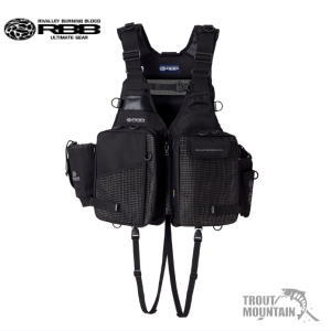 楽天市場】リバレイ 7637 RBB タイドゲームベスト ブラック 【釣具