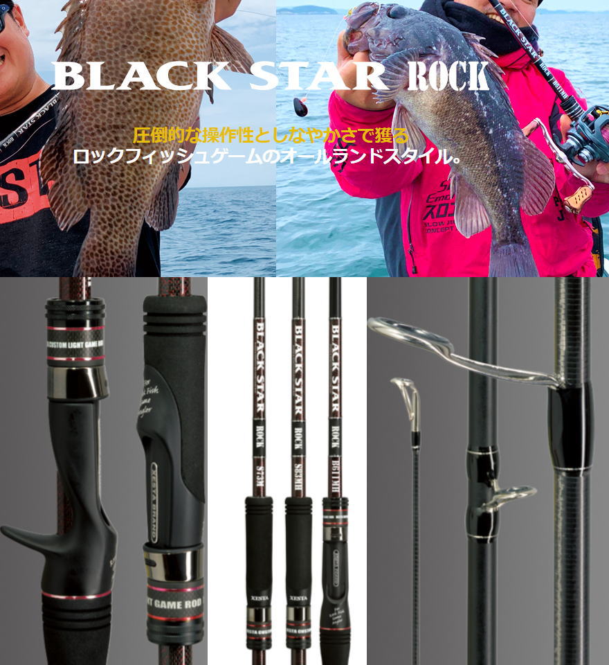 ゼスタBLACK STAR ROCKブラックスターロック S83MH バーサタイルマルチ